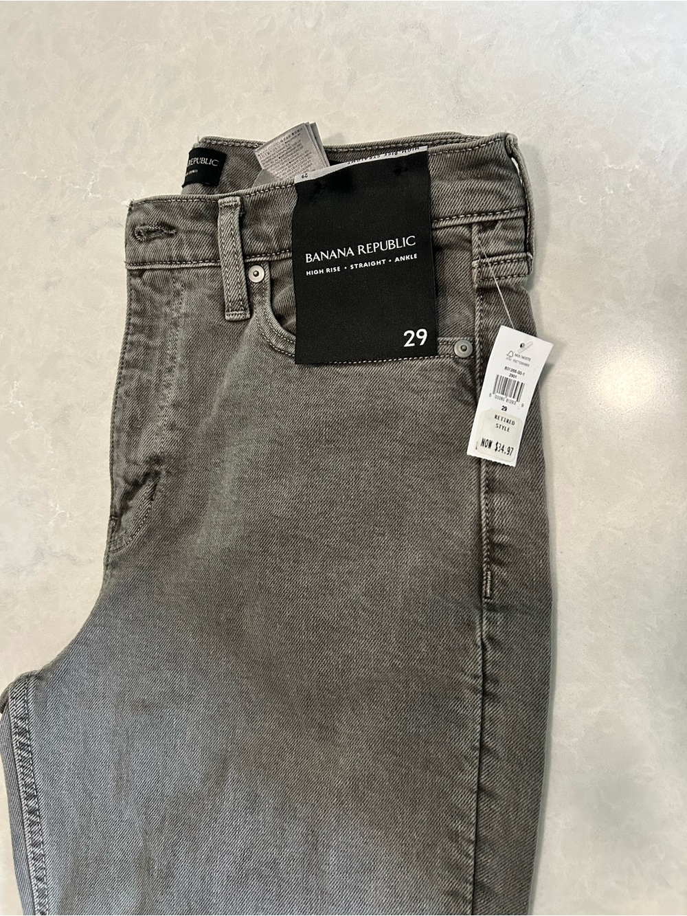 Banana Republic women’s Gray Straight Jeans